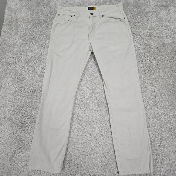 J.Crew 484 Slim Corduroy Pants 32x30 Gray Straight Fit Business Casual Fall - Picture 1 of 11